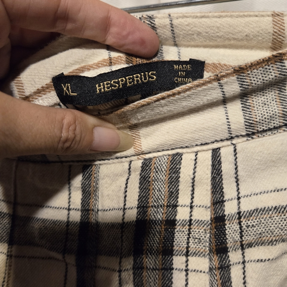 EUC Women's Y2K Earth Tones Flannel Plaid Hesperus Pleated Miniskirt Size XL - Picture 3 of 5